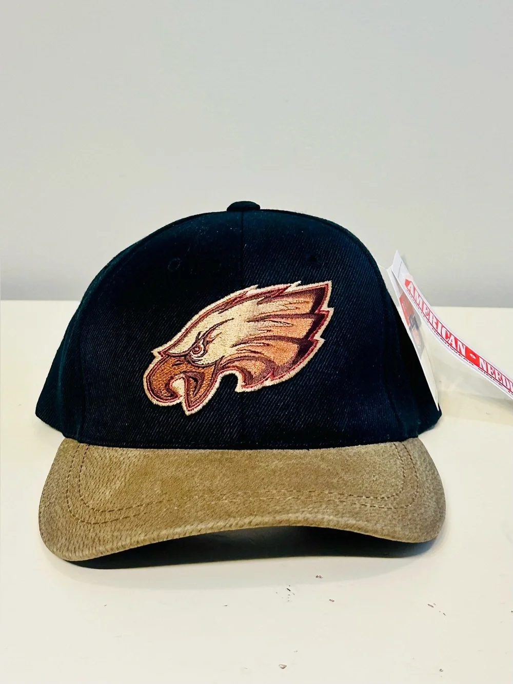 Vtg Y2k 90's NFL Philadelphia Eagles American Needle Strapback Cap Wool Blend